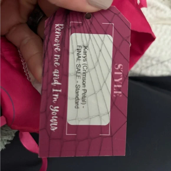 Karys Crimson Petal Wig by Chelsey Smith Crowns - Picture 2 of 7